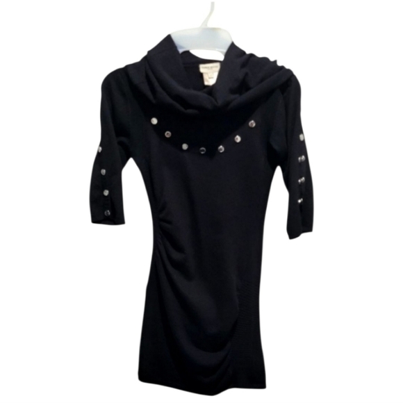 Karen Millen Sweater 83% wool blend black Dress XS - Picture 1 of 7
